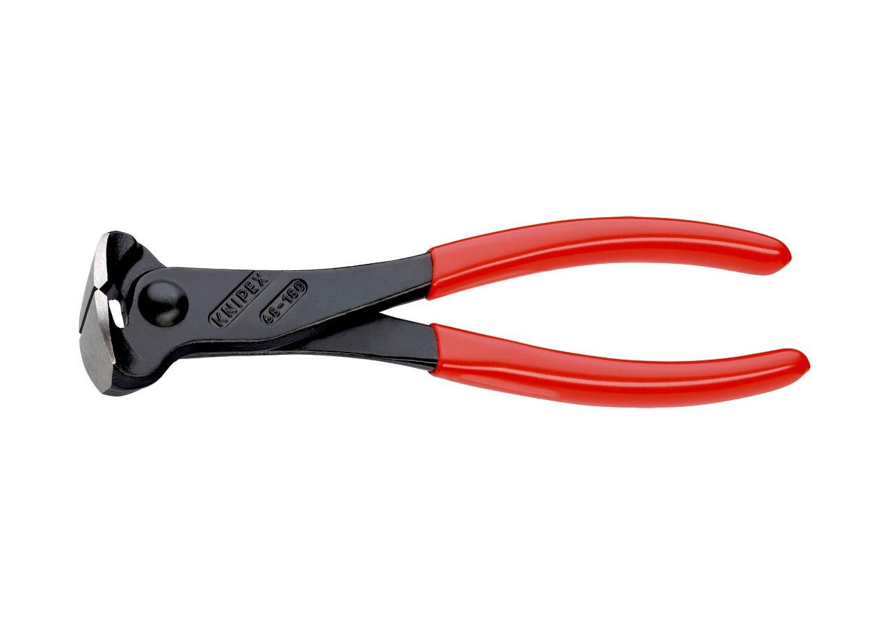 Pince coupante de devant démultipliée à tête large 180mm - Gainage PVC -61 HRC - Knipex - 6801180