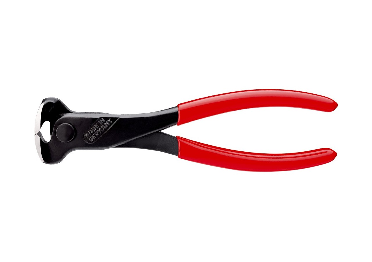 Pince coupante de devant démultipliée à tête large 180mm - Gainage PVC -61 HRC - Knipex - 6801180