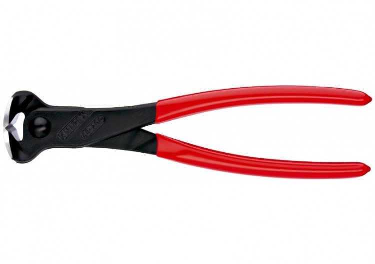 Pince coupante de devant démultipliée à tête large 200mm - Gainage PVC -61 HRC - Knipex - 6801200
