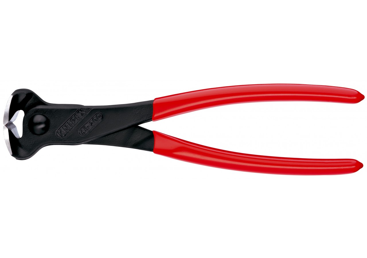 Pince coupante de devant démultipliée à tête large 200mm - Gainage PVC -61 HRC - Knipex - 6801200