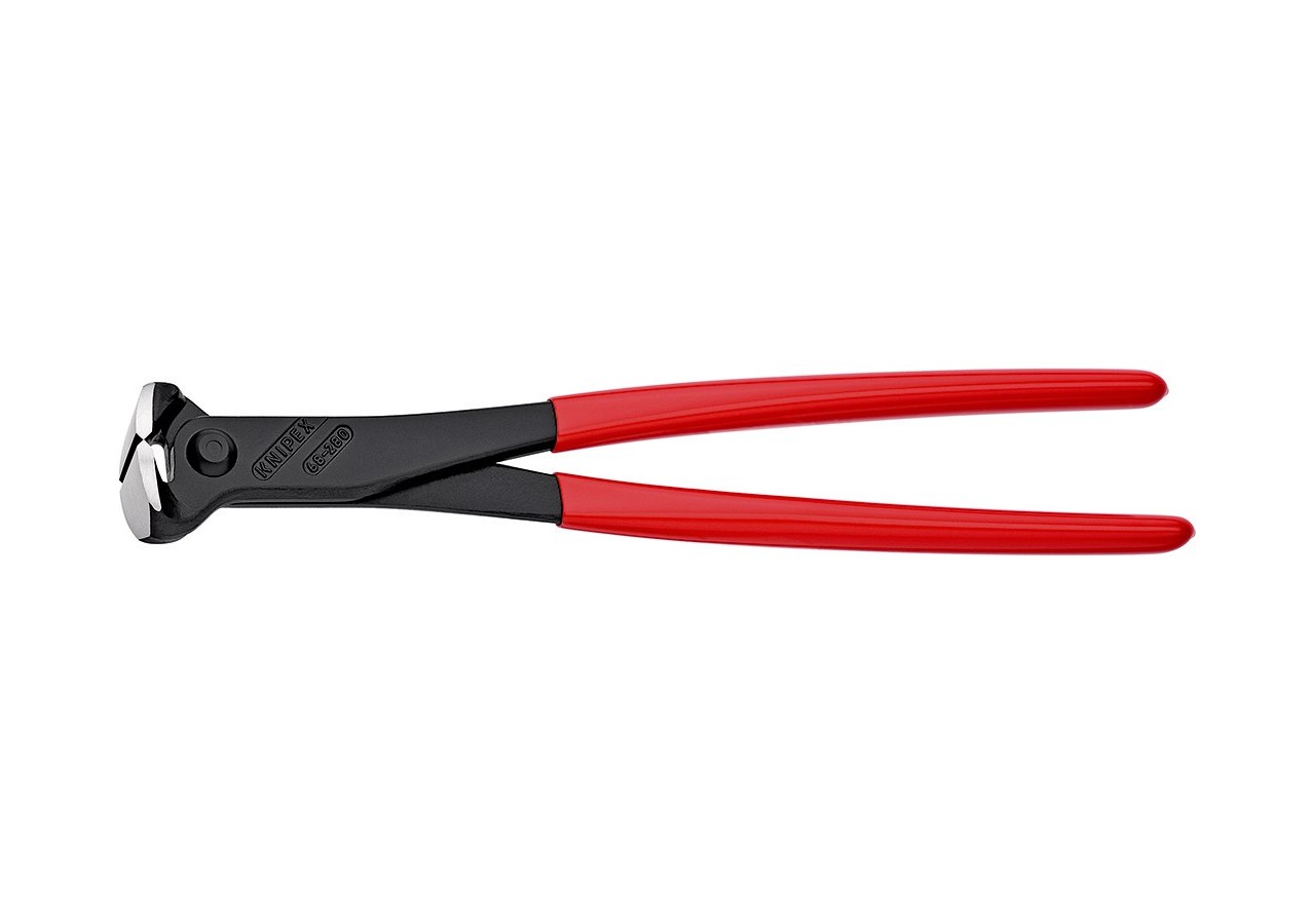 Pince coupante de devant démultipliée à tête large 280mm - Gainage PVC - Knipex - 6801280