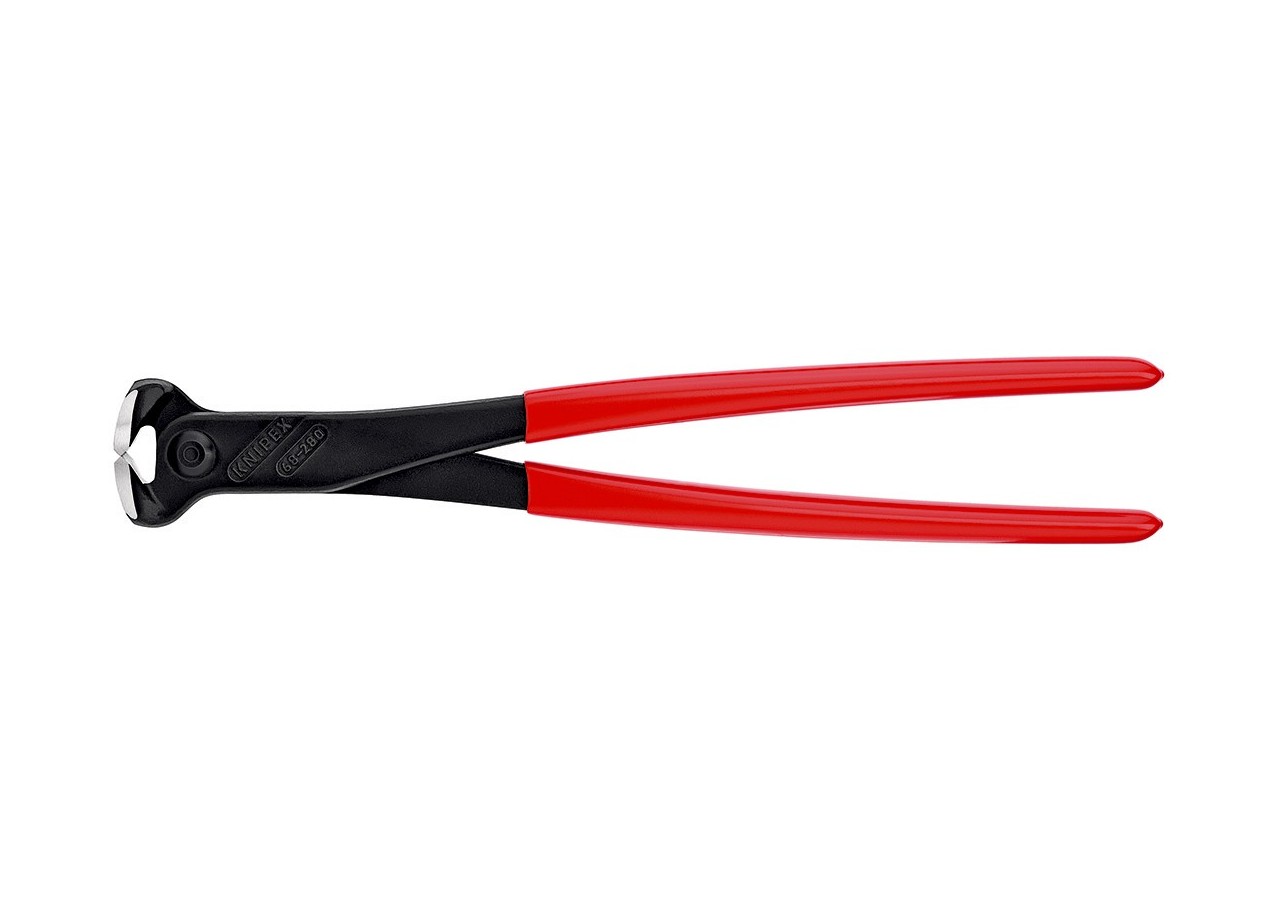 Pince coupante de devant démultipliée à tête large 280mm - Gainage PVC - Knipex - 6801280