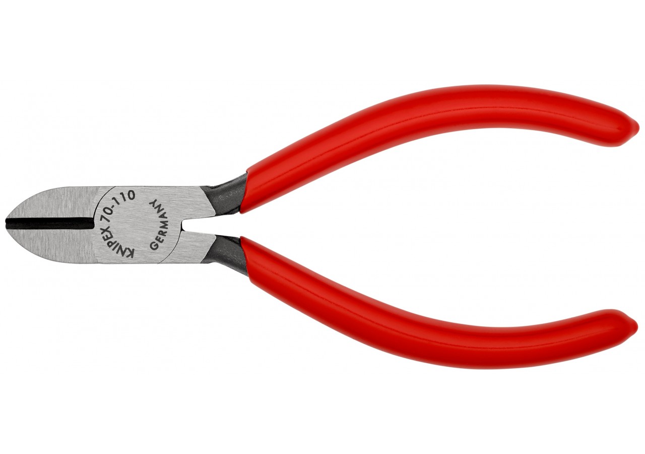 Pince coupante de côté multiusage 110mm - Tête étroite - Gainage PVC - 62 HRC - Knipex - 7001110