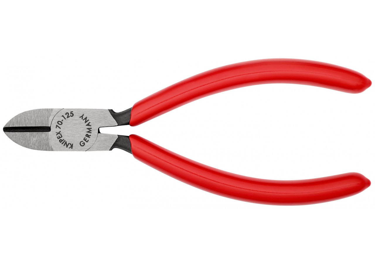 Pince coupante de côté multiusage 125mm - Tête étroite - Gainage PVC - 62 HRC - Knipex - 7001125