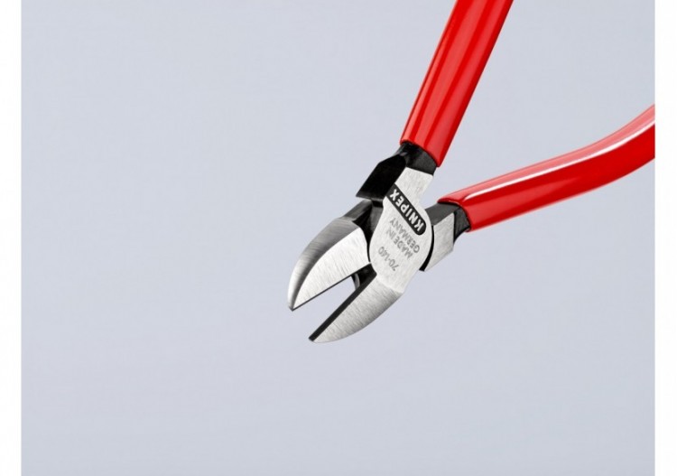 Pince coupante de côté multiusage 140mm - Tête étroite - Gainage PVC - 62 HRC - Knipex - 7001140 2