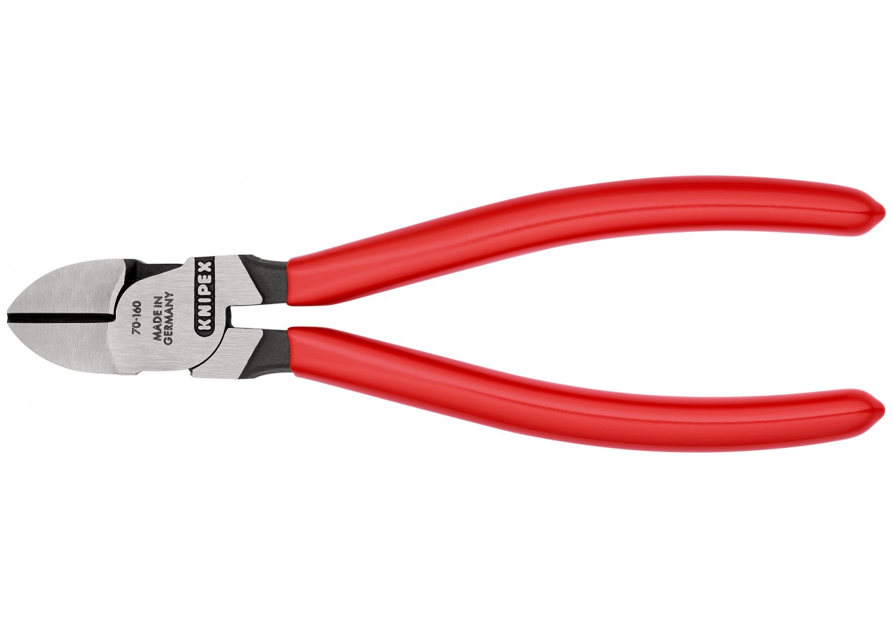 Pince coupante de côté multiusage 160mm - Tête étroite - Gainage PVC - 62 HRC - Knipex - 7001160