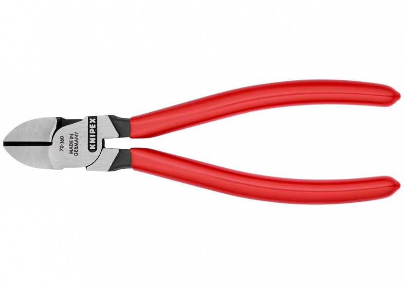 Pince coupante de côté multiusage 160mm - Tête étroite - Gainage PVC - 62 HRC - Knipex - 7001160