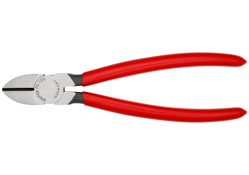 Pince coupante de côté multiusage 180mm - Tête étroite - Gainage PVC - 62 HRC - Knipex - 7001180