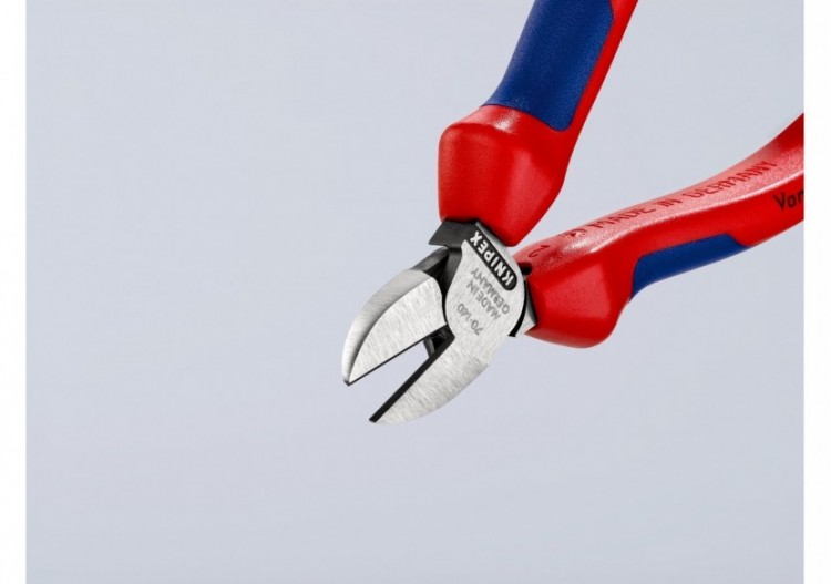 Pince coupante de côté multiusage 140mm - Tête étroite - Bi-matière - 62 HRC - Knipex - 7002140 2