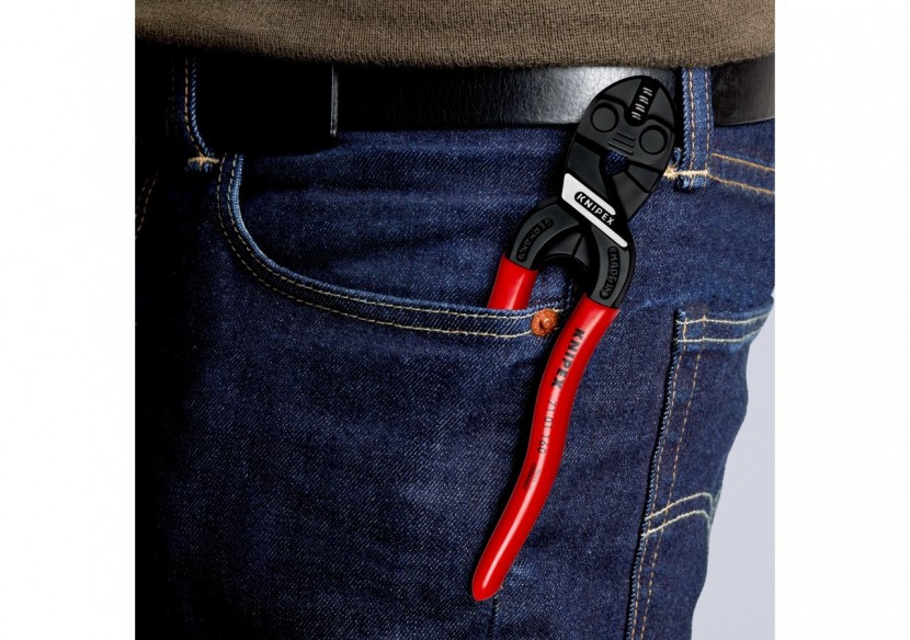 Pince coupe-boulon compact CoBolt® 160mm - Gainage PVC - 64 HRC - Knipex - 7101160