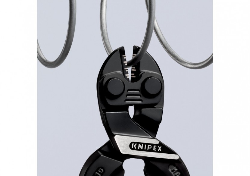 Pince coupe-boulon compact CoBolt® 160mm - Gainage PVC - 64 HRC - Knipex - 7101160