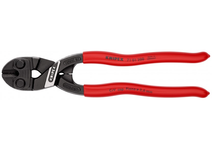 Pince coupe-boulon compact CoBolt® 200mm - Gainage PVC - 64 HRC - Knipex - 7101200