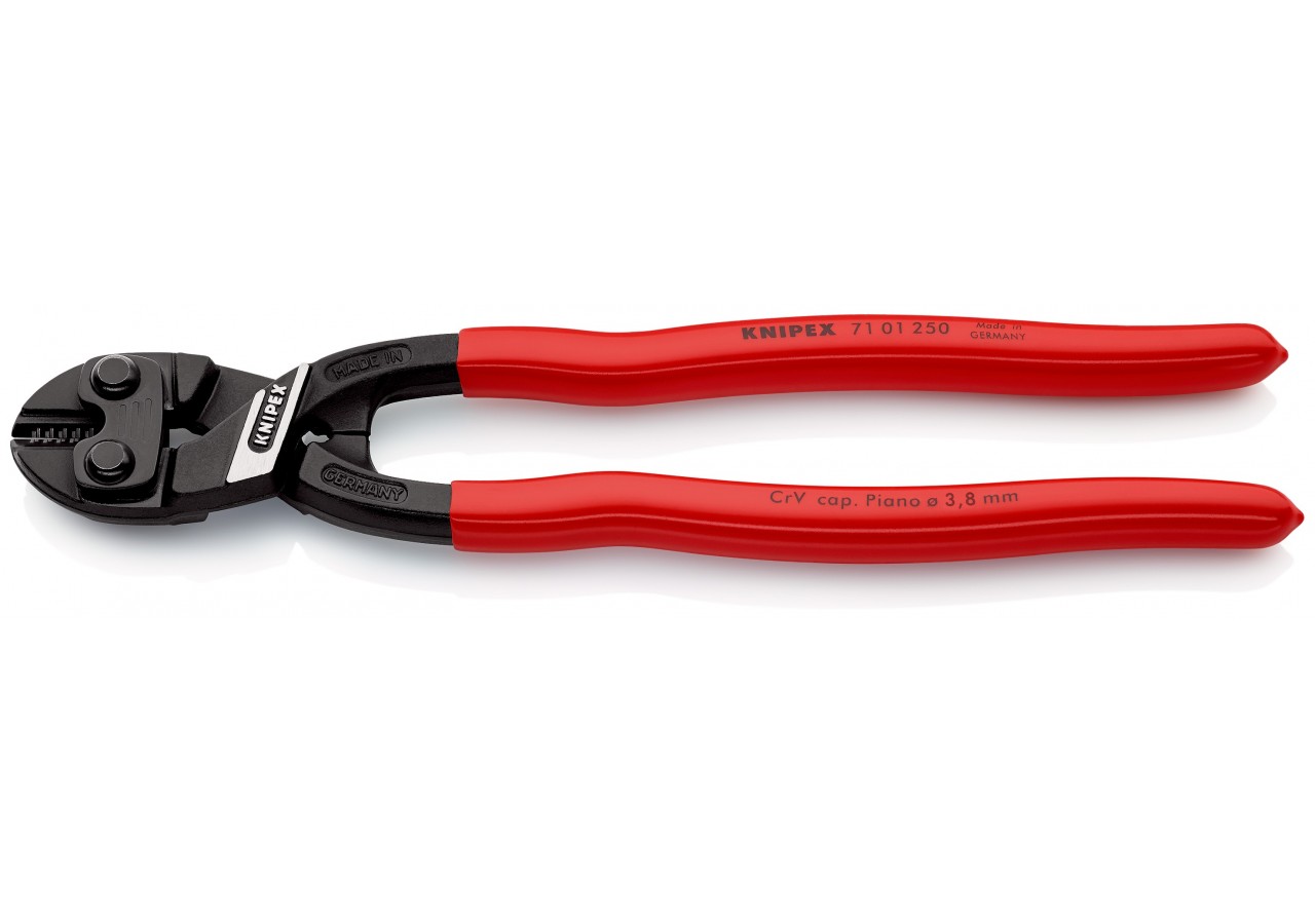 Pince coupe-boulon compact CoBolt® XL 250mm - Gainage PVC - 64 HRC - Knipex - 7101250