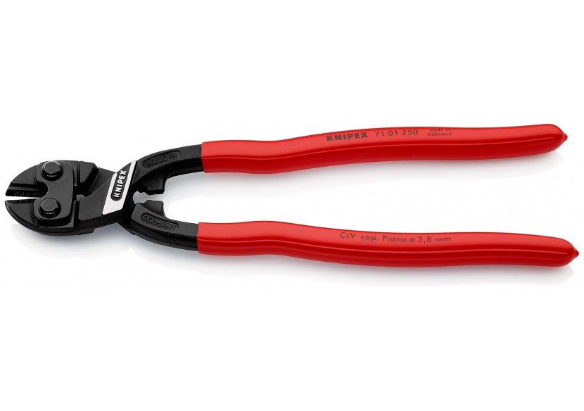 Pince coupe-boulon compact CoBolt® XL 250mm - Gainage PVC - 64 HRC - Knipex - 7101250