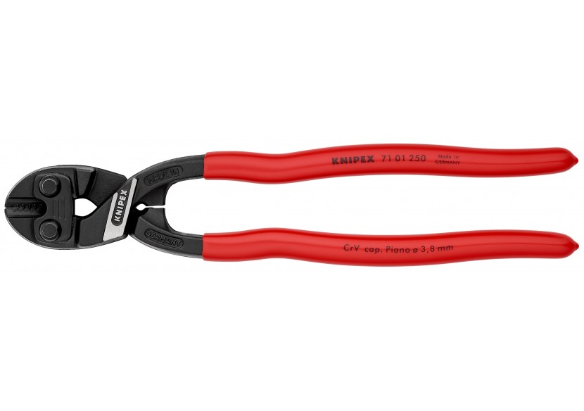 Pince coupe-boulon compact CoBolt® XL 250mm - Gainage PVC - 64 HRC - Knipex - 7101250