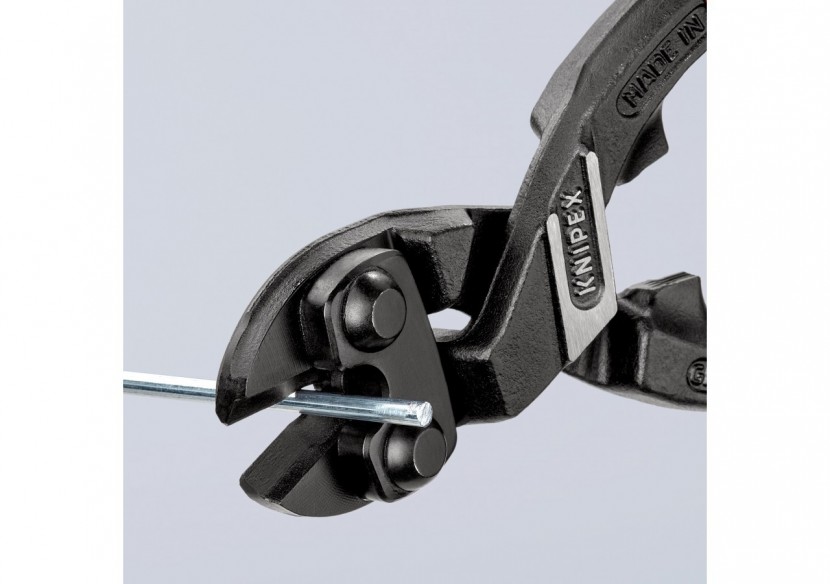 Pince coupe-boulon CoBolt® profil de coupe ajouré 200mm à 20° - Gainage PVC - Knipex - 7141200