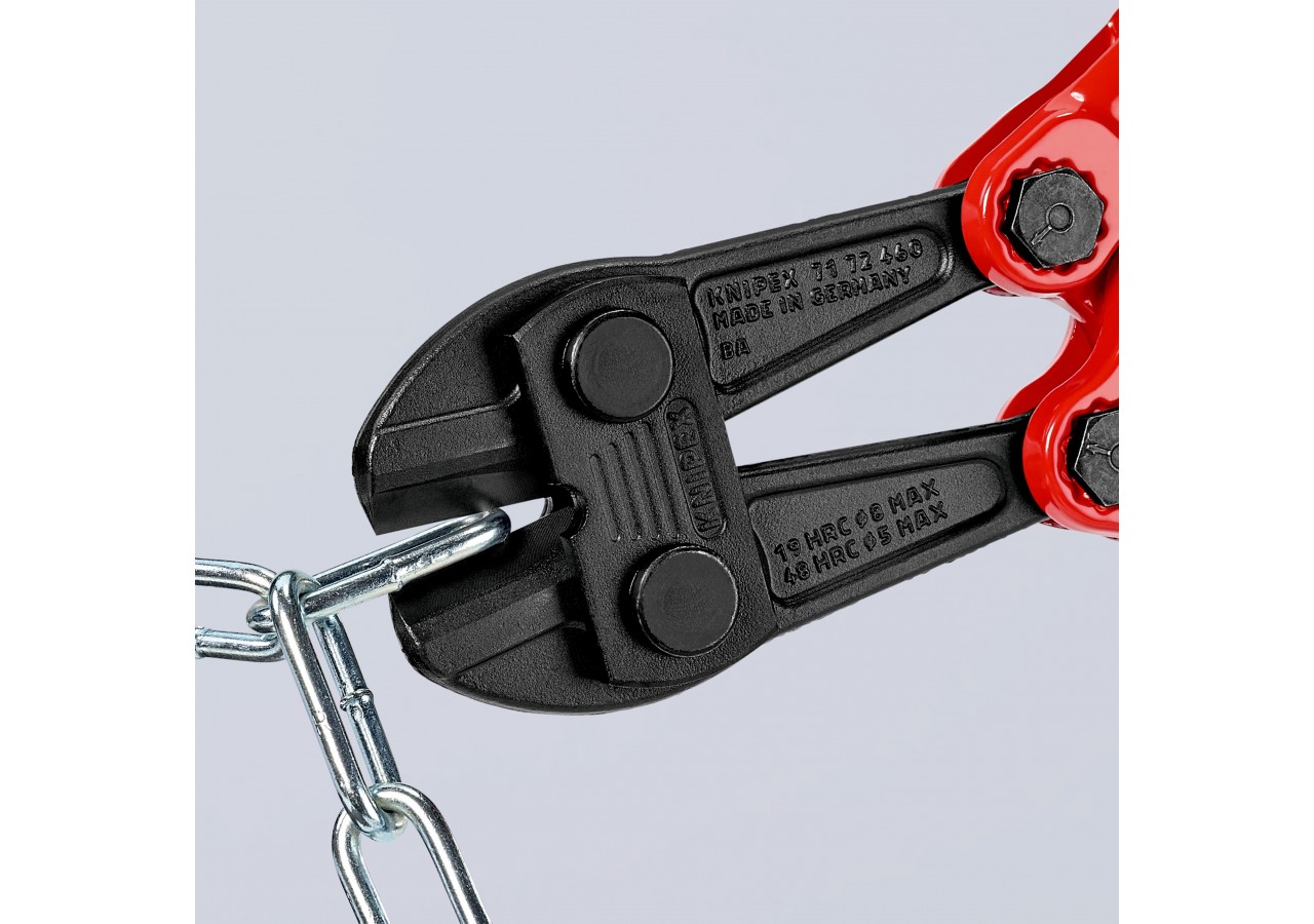 Coupe-boulons KNIPEX Haute Performance 460mm - Gainage Bi-matière - 62 HRC - Knipex - 7172460