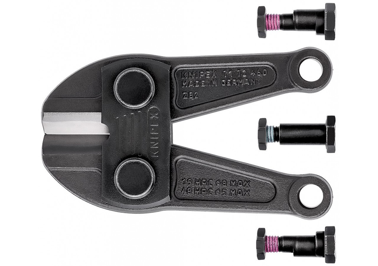 Tête de rechange pour coupe-boulon Haute Performance 460mm 1 paire de mâchoires - Knipex - 7179460