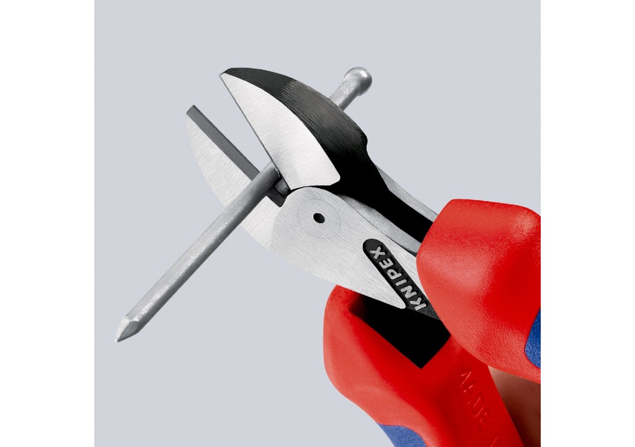 Pince coupante de côté X-Cut® à forte démultiplication 160mm - Bi-matière - Knipex - 7302160