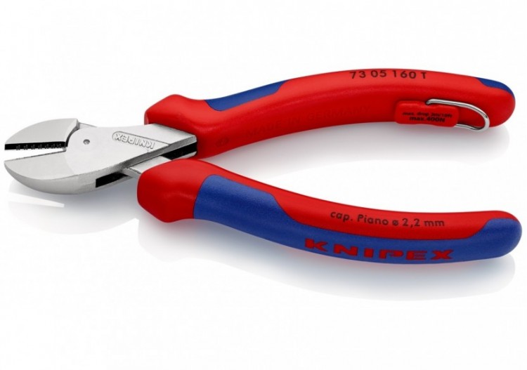 Pince coupante de côté X-Cut® démultipliée 160mm - Bi-matière Chromée Antichute - Knipex - 7305160T 2