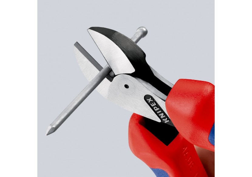 Pince coupante de côté X-Cut® démultipliée 160mm - Bi-matière Chromée Antichute - Knipex - 7305160T