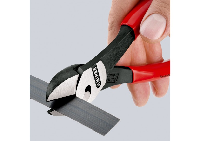 Pince coupante de côté TwinForce® Haute Performance 180mm - Gaine PVC - Knipex - 7371180