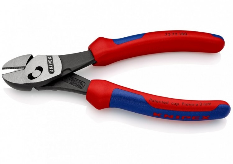 Pince coupante de côté TwinForce® Haute Performance 180mm Bi-matière - Knipex - 7372180 2