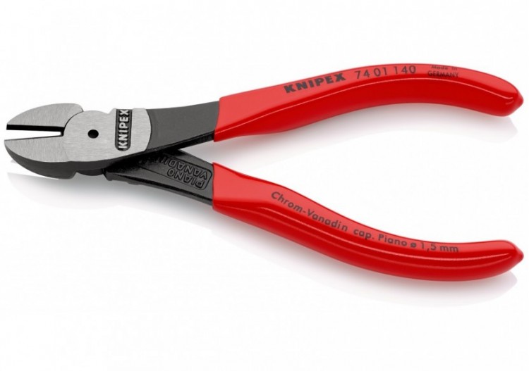 Pince coupante de côté forte démultiplication 140mm - Gainage PVC - Knipex - 7401140 2