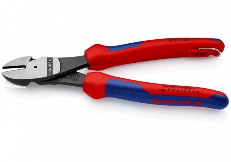 Pince coupante forte démultiplication 200mm - Gainage Bi-matière - Antichute - Knipex - 7402200T 2