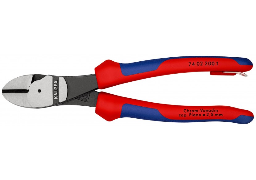 Pince coupante forte démultiplication 200mm - Gainage Bi-matière - Antichute - Knipex - 7402200T