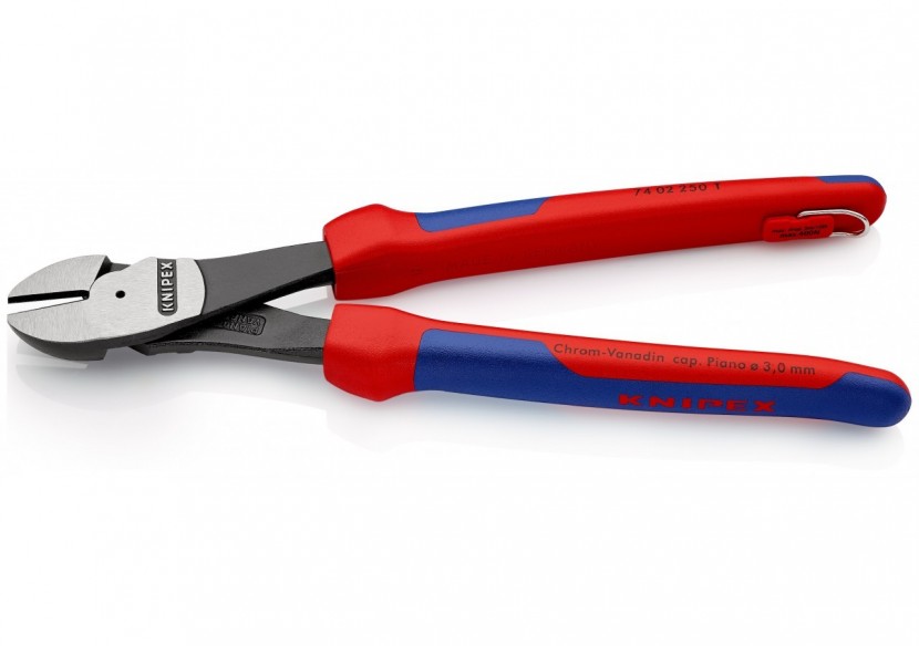 Pince coupante forte démultiplication 250mm - Gainage Bi-matière - Antichute - Knipex - 7402250T