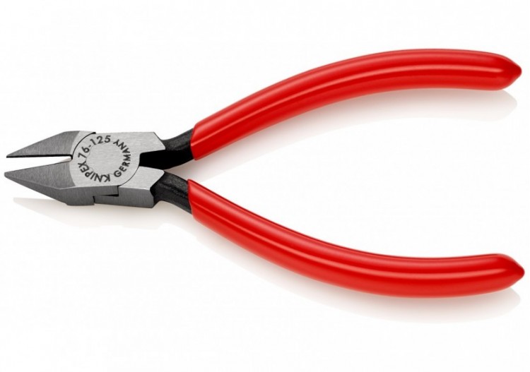 Pince coupante de côté pour électromécanicien tête pointue 125mm - Gaines PVC - Knipex - 7681125 2