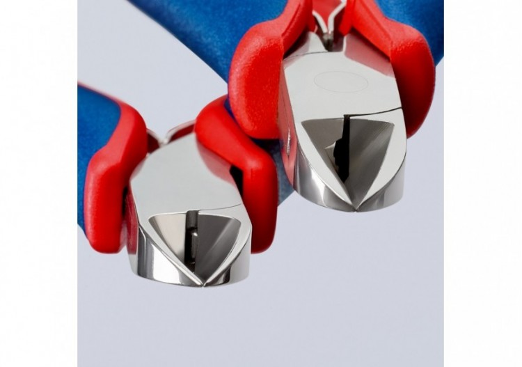 Pince coupante de précision petit biseau 115mm - Ressort - Bi-matière - Knipex - 7702115 2