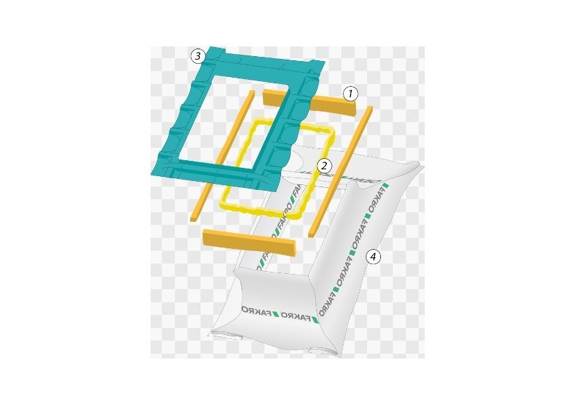 Kit De Montage Xdk 78X255 - 8386CD - Fakro