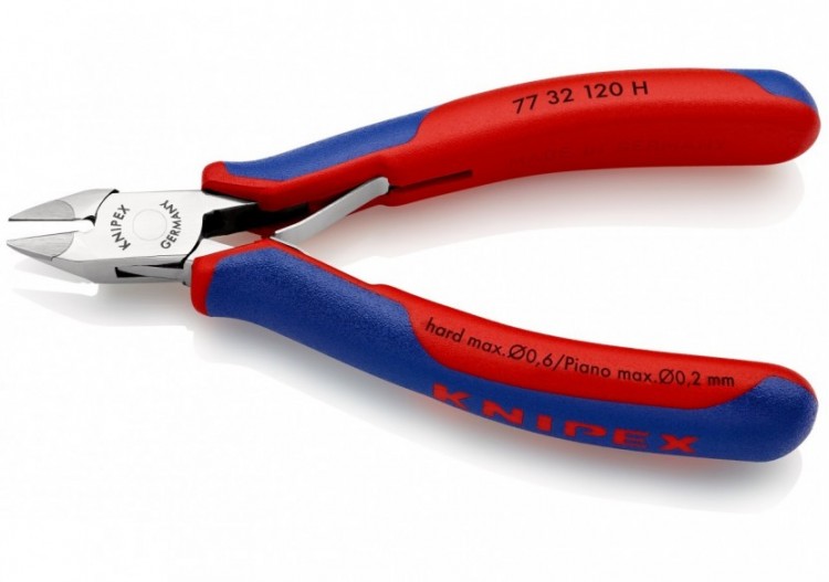 Pince coupante de précision tranchants au carbure 120mm - Bi-matière - Knipex - 7732120H 2