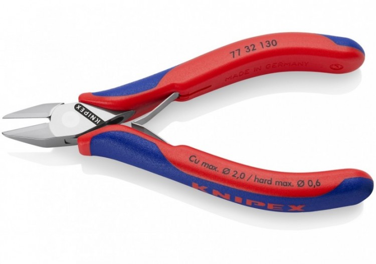 Pinces coupantes de côté pour l’électronique ESD avec gaines bi-matière 130 mm - Knipex - 7732130 2