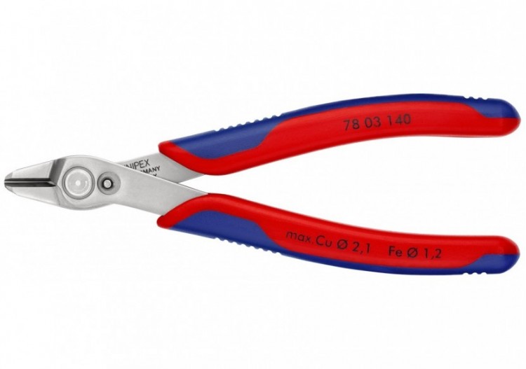 Pince coupante Super Knips® XL 140mm - Ressort - Bi-matière - Inox - Knipex - 7803140
