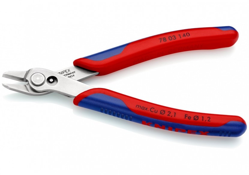 Pince coupante Super Knips® XL 140mm - Ressort - Bi-matière - Inox - Knipex - 7803140