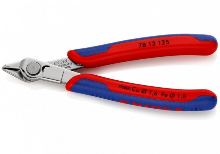 Pince coupante Super Knips® 125mm - Ressort - Bi-matière - Serre-Fils - Inox - Knipex - 7813125 2