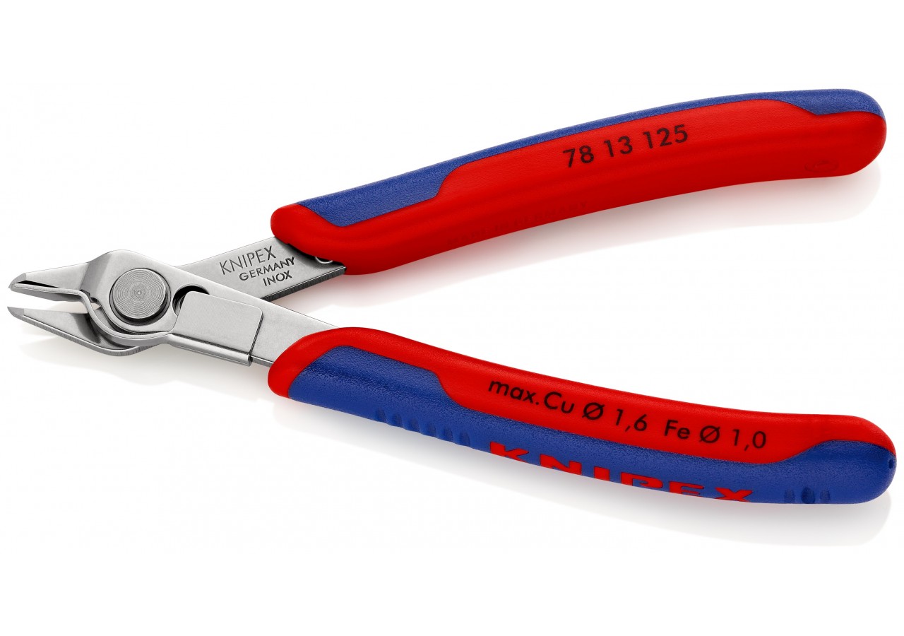 Pince coupante Super Knips® 125mm - Ressort - Bi-matière - Serre-Fils - Inox - Knipex - 7813125