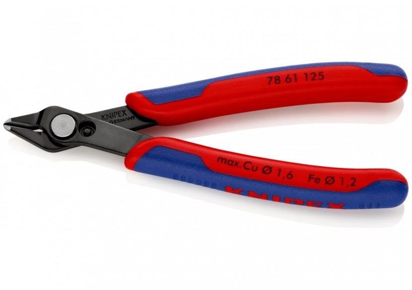 Pince coupante de précision Super Knips® 125mm - Ressort - Bi-matière - Knipex - 7861125