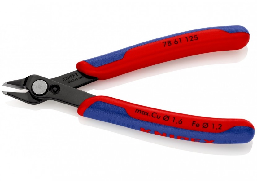 Pince coupante de précision Super Knips® 125mm - Ressort - Bi-matière - Knipex - 7861125