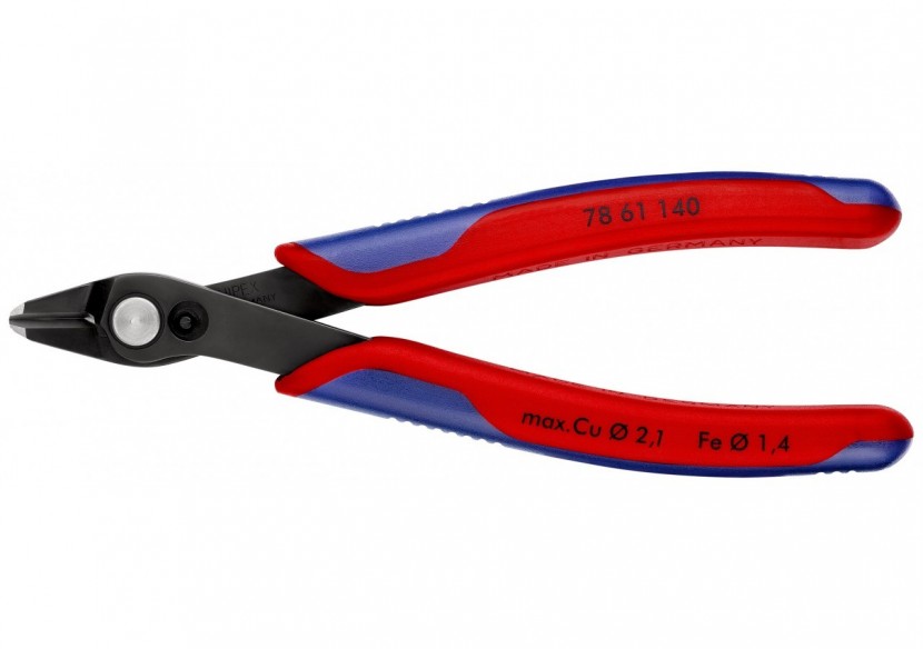 Pince coupante de précision Super Knips® XL 140mm - Ressort - Bi-matière - Knipex - 7861140
