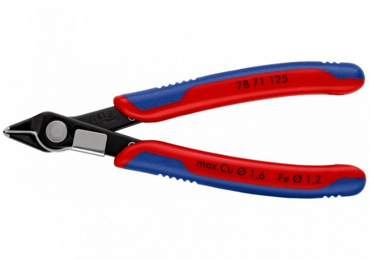 Pince coupante de précision Super Knips® 125mm - Ressort - Bi-matière - Knipex - 7871125