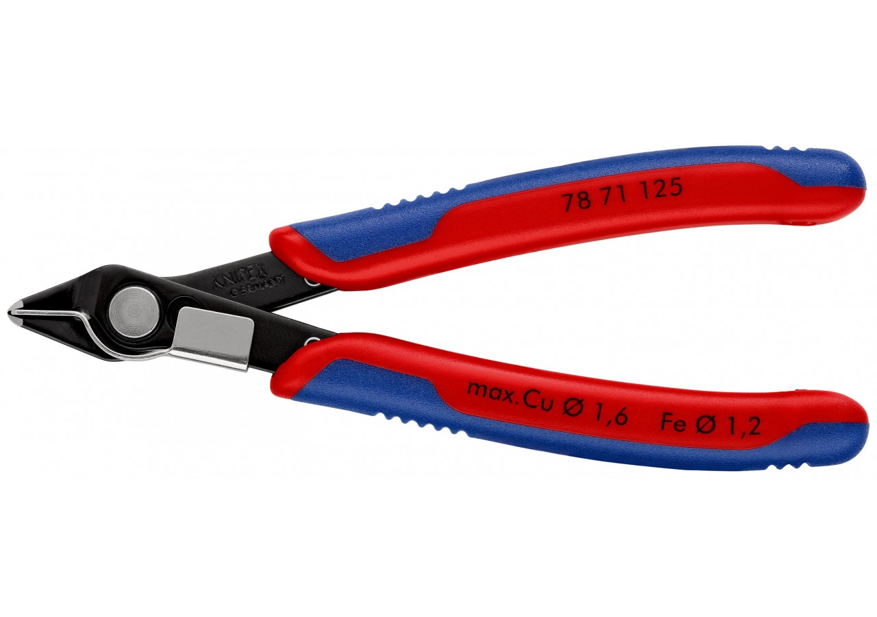 Pince coupante de précision Super Knips® 125mm - Ressort - Bi-matière - Knipex - 7871125