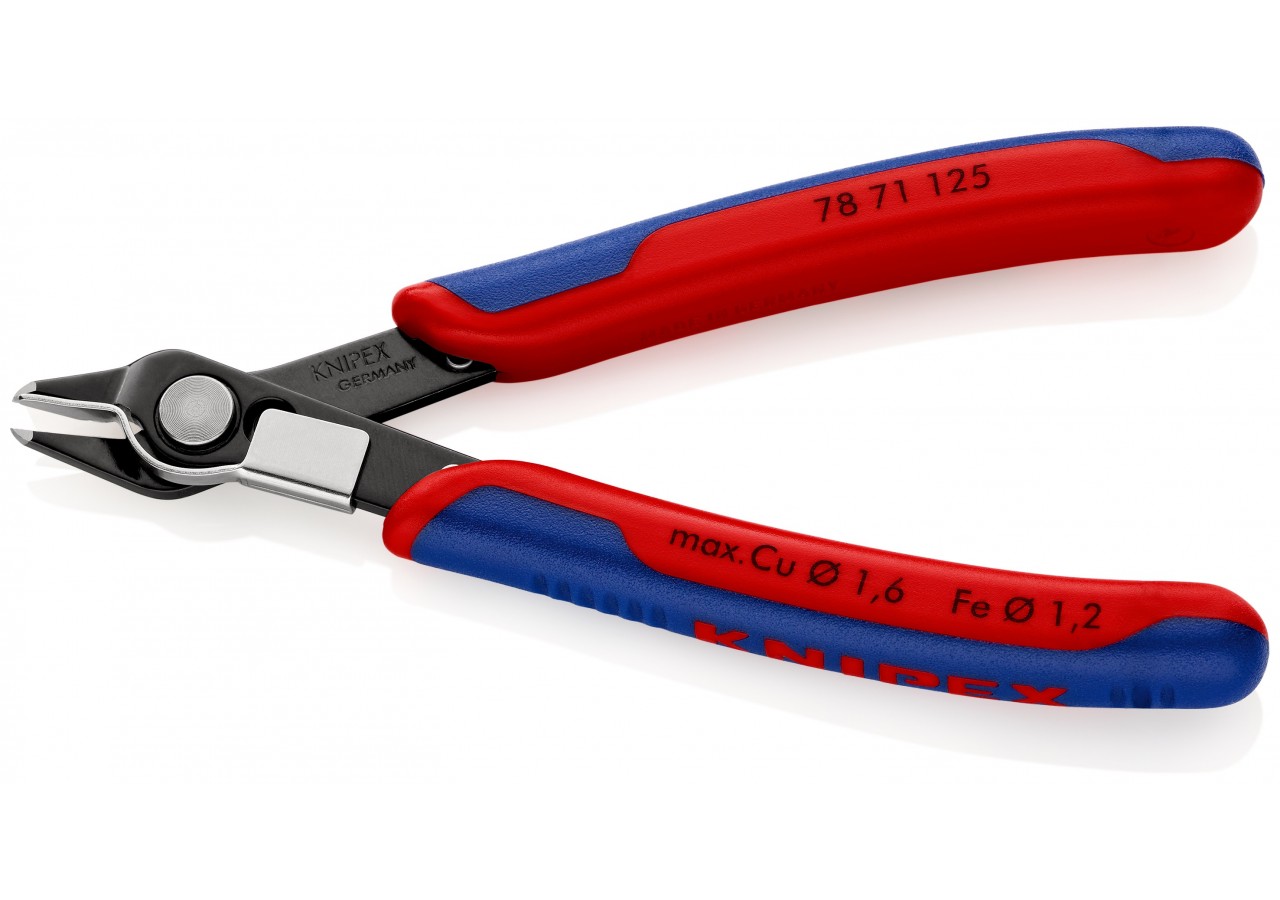Pince coupante de précision Super Knips® 125mm - Ressort - Bi-matière - Knipex - 7871125