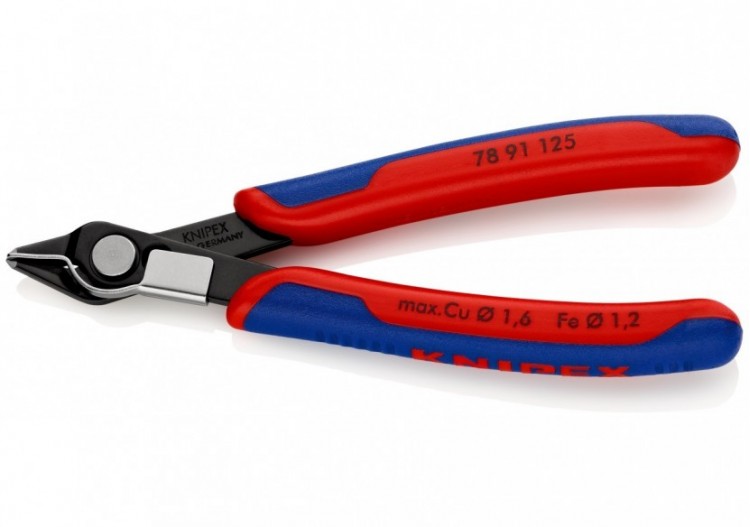Pince coupante Super Knips® petit biseau 125mm Ressort - Serre-fils - Bi-matière - Knipex - 7891125 2