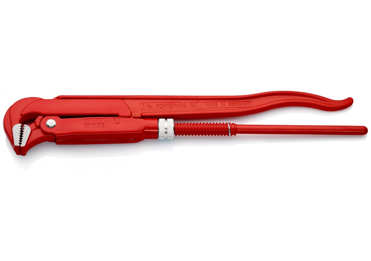 Clé serre-tubes 420mm avec mâchoires coudées à 90° - Ouverture: 60mm - Knipex - 8310015