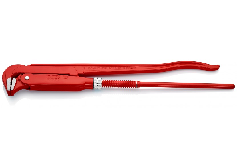 Clé serre-tubes 560mm avec mâchoires coudées à 90° - Ouverture: 70mm - Knipex - 8310020