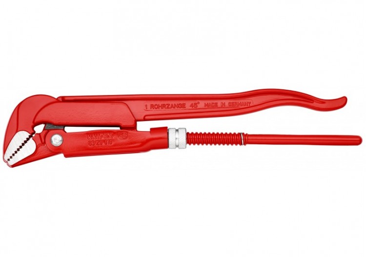 Clé serre-tubes 320mm avec mâchoires coudées à 45° - Ouverture: 42mm - Knipex - 8320010